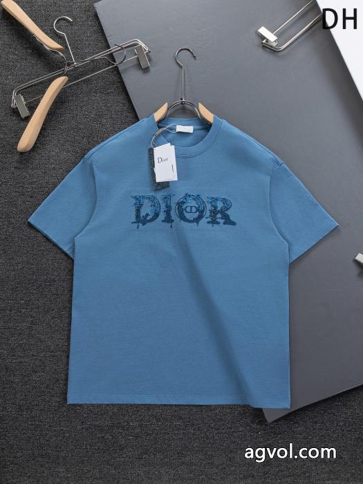 優れた品質 超カッコイイ 大人気!!完売前にDIOR半袖Tシャツブランド 偽物 通販_1_1