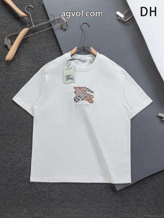 完売必須　限定SALE ファションスタイルが演出する ギフト最適期間限定BURBERRY半袖Tシャツブランド 通販 激安_0_1
