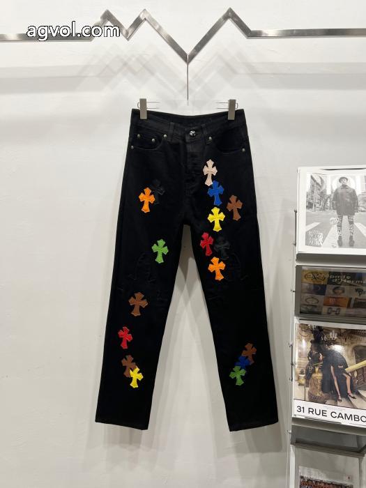 欧米韓流/雑誌  2026限定モデル 上品な輝きを放つ形激安 ブランド 通販ジーンズCHROME HEARTS_0_1