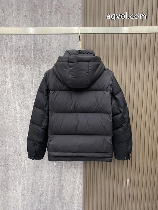 スーパー コピー 販売高級感UP おしゃれ上級者に着 優れたデザインLOUIS VUITTONダウンジャケット_0_1