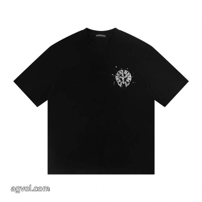 視線を集めて 格好良い 日本限定素材スーパー コピー メンズ半袖Tシャツクロムハーツ_0_0