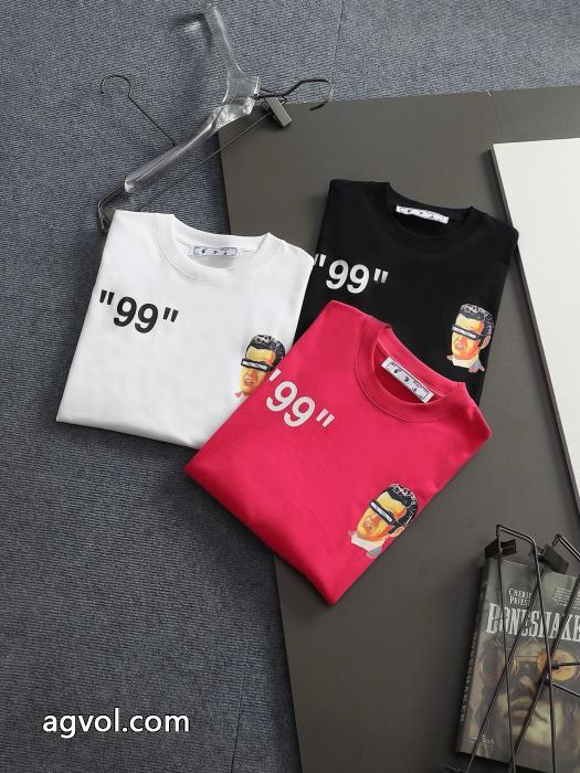 偽 ブランド 販売Off-Whiteコレは買い！最安値 超限定VIPセール 爽快感が絶妙にマッチ半袖Tシャツ_0_2