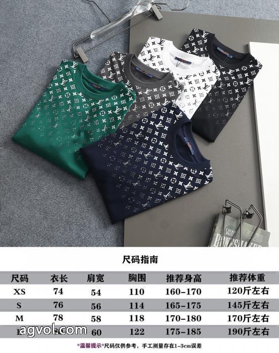 スーパー コピー メンズLOUIS VUITTON大人の上質感 海外セレブ定番愛用  今年新作登場Tシャツ_0_1