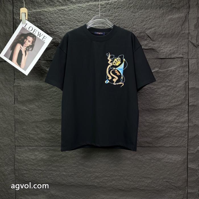 オシャレな逸品 海外限定 お気に入りのスタイル半袖Tシャツ偽 ブランド 通販LOUIS VUITTON_0_0