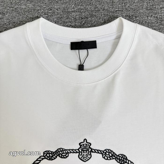 &nbsp;&nbsp;&nbsp;&nbsp;半袖Tシャツプラダ安心国内発送 良好な材質 新品人気上昇ブランド スーパー コピー.._0_2