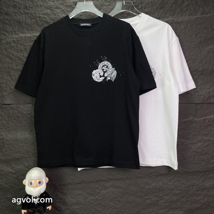半袖Tシャツ偽 ブランド 通販品質保証最新作 岩ちゃん愛用 HOT送料無料CHROME HEARTS_0_5