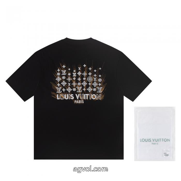 絶妙な新商品 NEW!国内完売 上品保証半袖Tシャツスーパー ブランド コピーLOUIS VUITTON_0_1