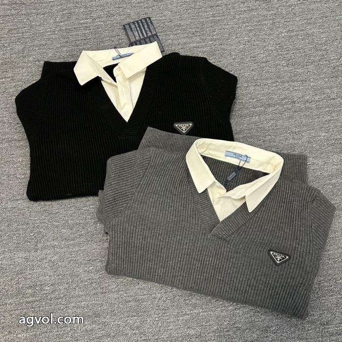 偽 ブランド 通販セーター存在感拔群 希少入荷 超人気PRADA_0_0