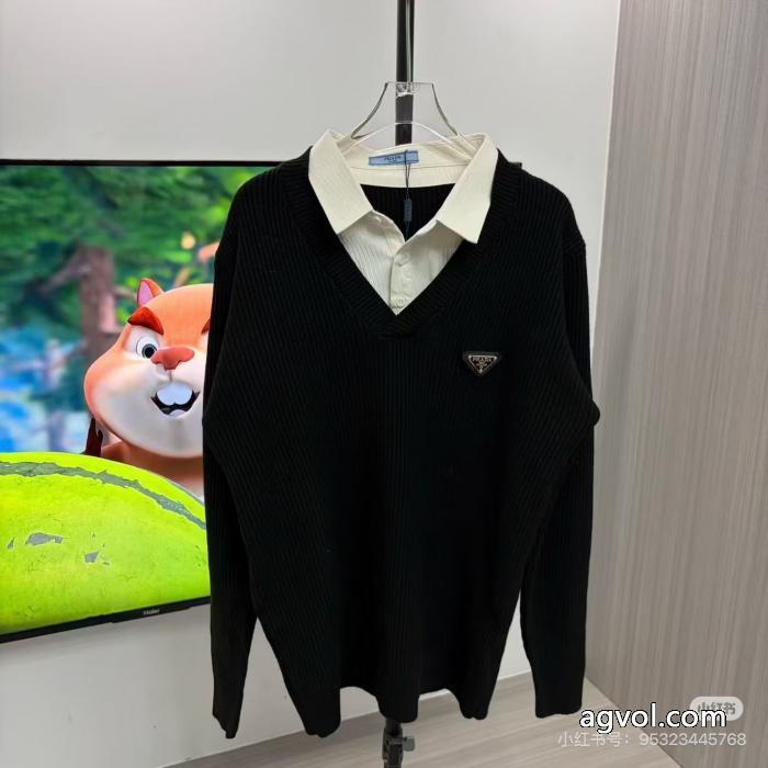 偽 ブランド 通販セーター存在感拔群 希少入荷 超人気PRADA_0_2