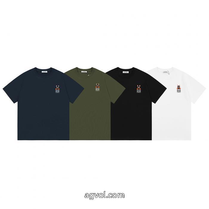 ブランド 激安ロエベ新品入荷2026 超人気新作登場 天然着色半袖Tシャツ_0_1
