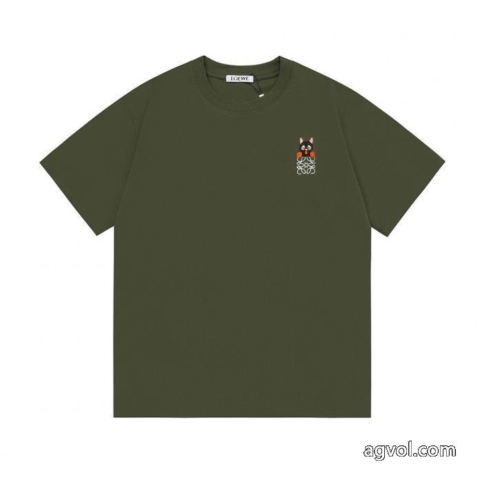 ブランド 激安ロエベ新品入荷2026 超人気新作登場 天然着色半袖Tシャツ_0_2