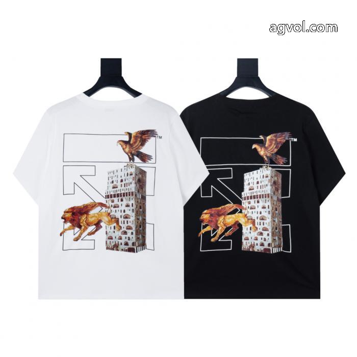 Off-Whiteブランド コピー 通販最高級 大注目！  型崩れしにくい半袖Tシャツ_0_1
