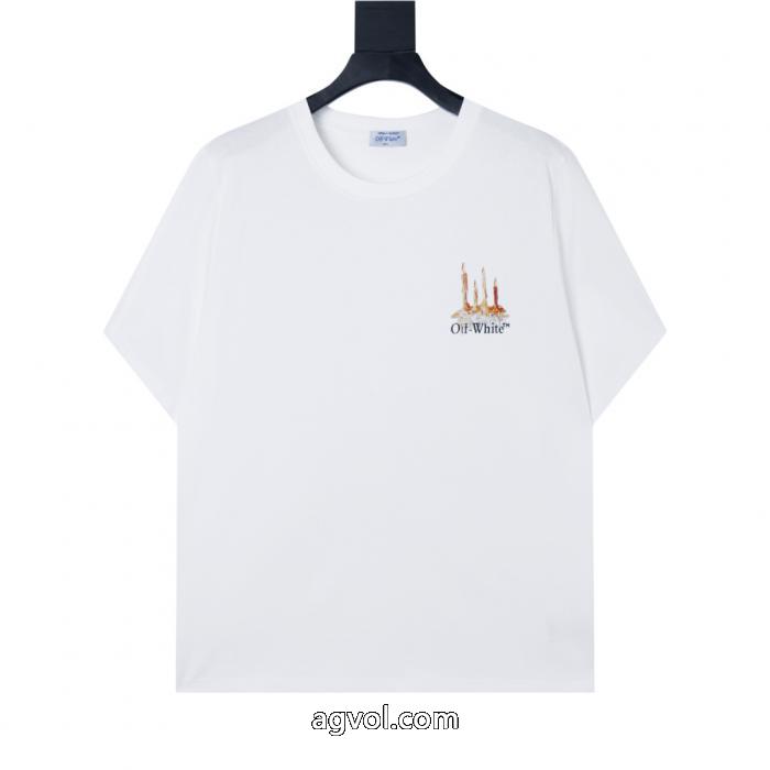 Off-Whiteブランド コピー 通販最高級 大注目！  型崩れしにくい半袖Tシャツ_0_2