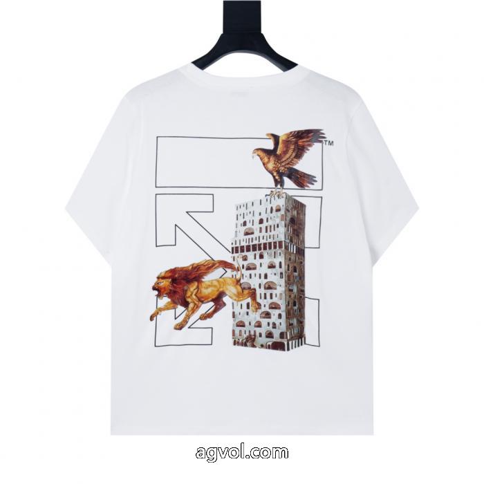 Off-Whiteブランド コピー 通販最高級 大注目！  型崩れしにくい半袖Tシャツ_0_3
