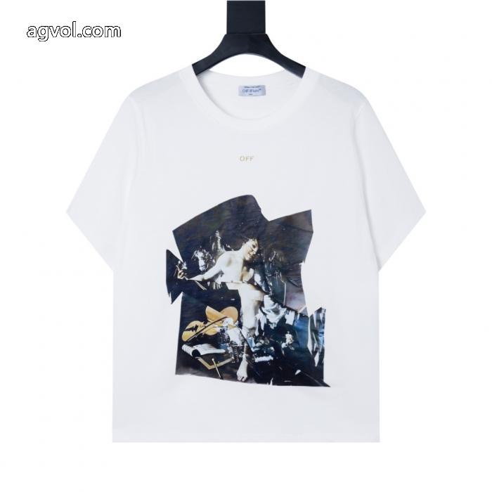 最安値2026 大人の色味 魅力を放つ半袖TシャツOff-Whiteブランド スーパー コピー 優良店_0_1