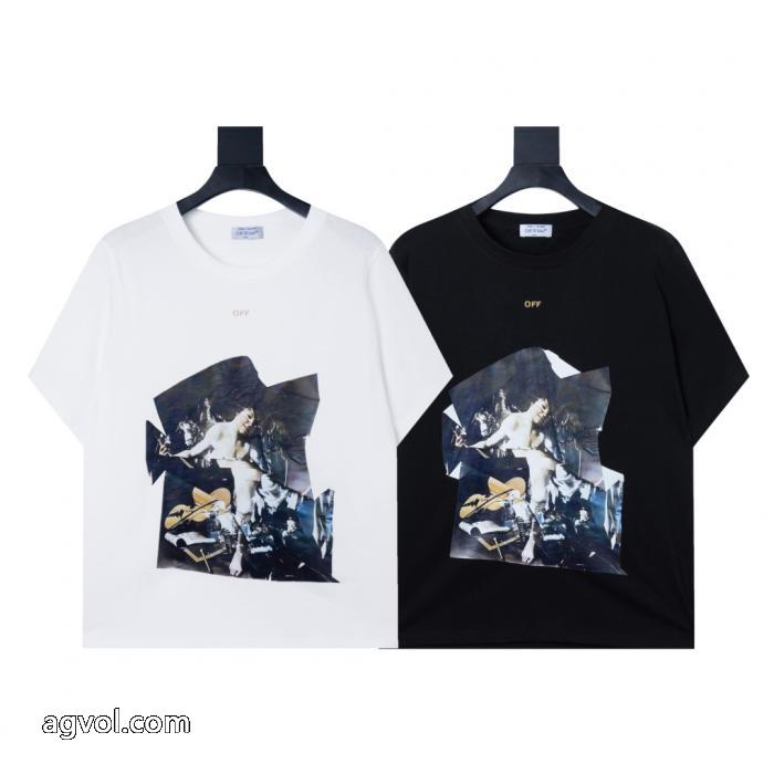 最安値2026 大人の色味 魅力を放つ半袖TシャツOff-Whiteブランド スーパー コピー 優良店_0_2
