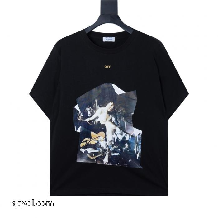 最安値2026 大人の色味 魅力を放つ半袖TシャツOff-Whiteブランド スーパー コピー 優良店_0_4