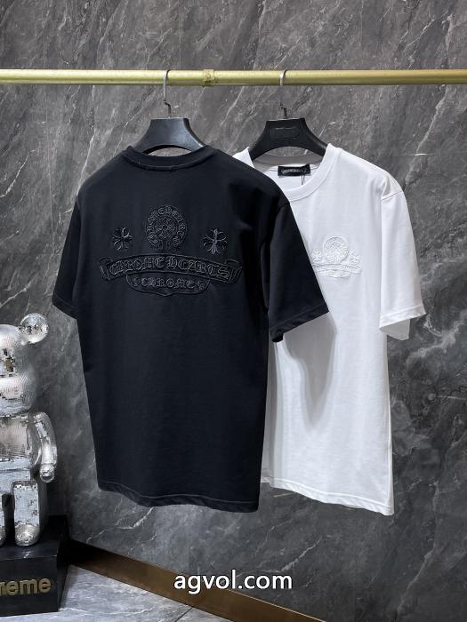 お買得セール 目前の注目ブランド 最安値間違いなし半袖TシャツCHROME HEARTSブランド 偽物 通販_0_2