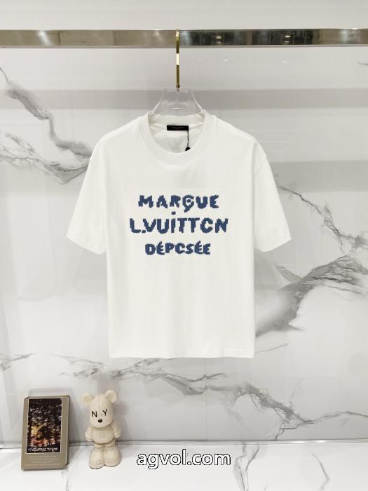LOUIS VUITTON偽 ブランドTシャツ都会的感 大人のブランド 全体的に調和のある_0_2