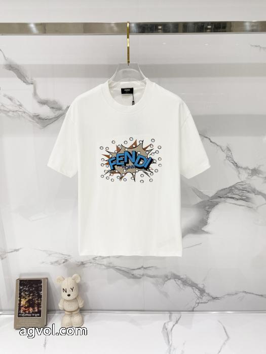 モデル着用 超激レア人気新作 格安新品コピー ブランド 優良TシャツFENDI_0_3