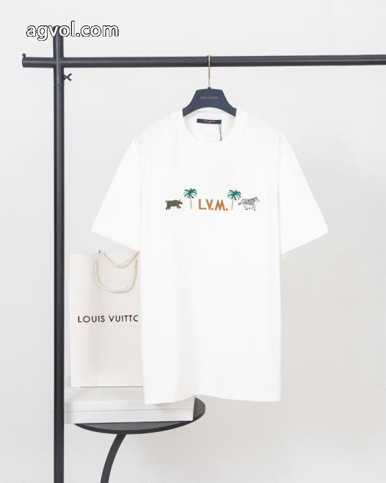男女共用 シルエットな雰囲気 手持ち&ショルダー掛けTシャツLOUIS VUITTONスーパー ブランド コピー_0_1
