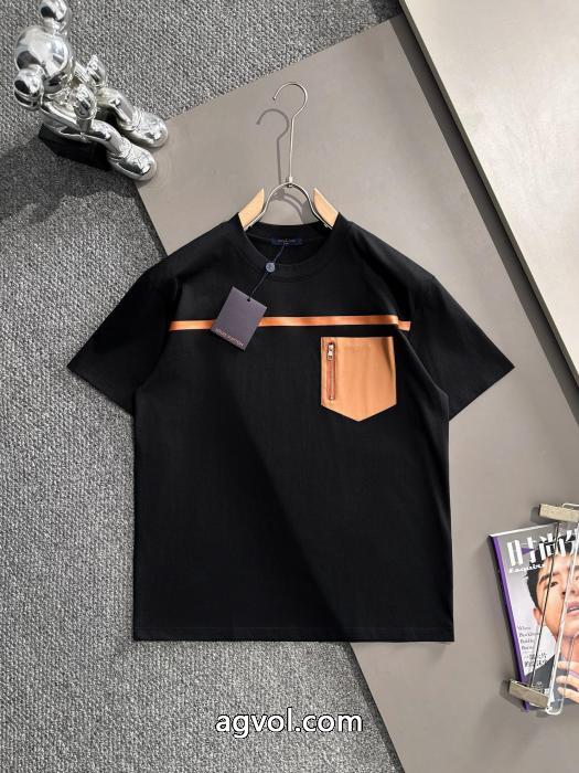 半袖Tシャツコピー 品 ブランドお洒落な存在感  王道コンビ 店舗完売品LOUIS VUITTON_0_3