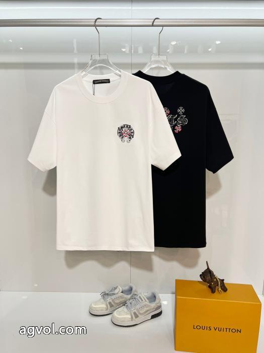 TシャツCHROME HEARTSロゴが素敵 高級素材 今だけ26倍！スーパー ブランド コピー_0_1