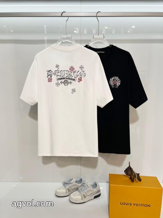 TシャツCHROME HEARTSロゴが素敵 高級素材 今だけ26倍！スーパー ブランド コピー_0_2