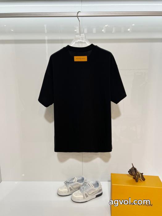 先取り 限定版プリント 少数入荷LOUIS VUITTONブランド アクセサリー 激安Tシャツ_0_2