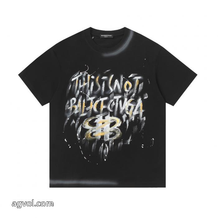 コピー 品 ブランドbalenciaga定番人気 目を惹く作品 洗練された印象Tシャツ_0_2