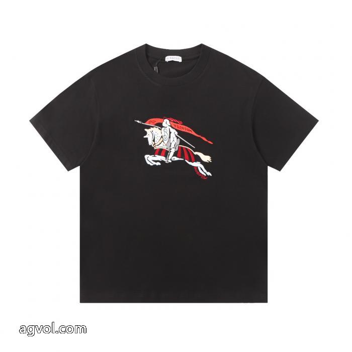 偽物 ブランドTシャツ最前線2026 数量限定 大人っぽい雰囲気BURBERRY_0_3