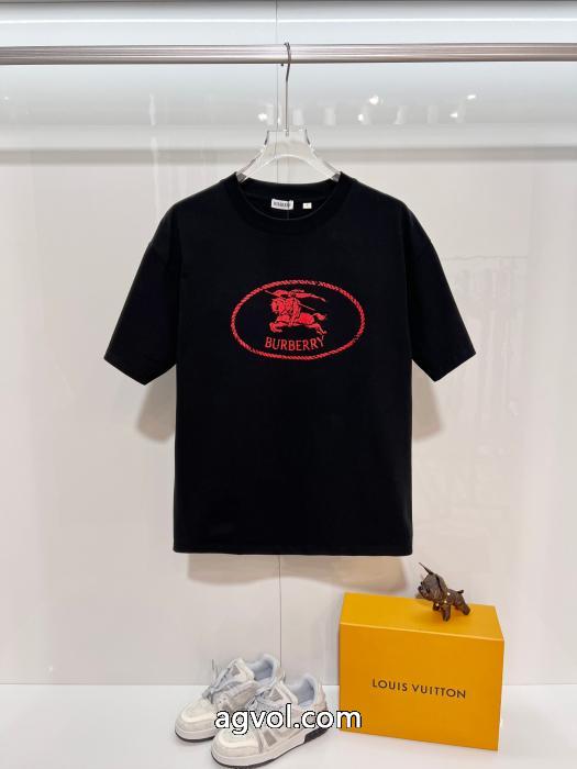 半袖Tシャツ品質保証定番 存在感のある ファッションに新しい色BURBERRY偽物 ブランド_0_1