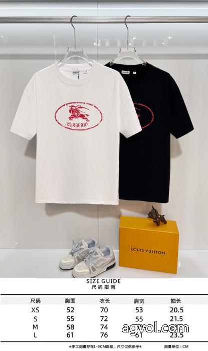 半袖Tシャツ品質保証定番 存在感のある ファッションに新しい色BURBERRY偽物 ブランド_0_3