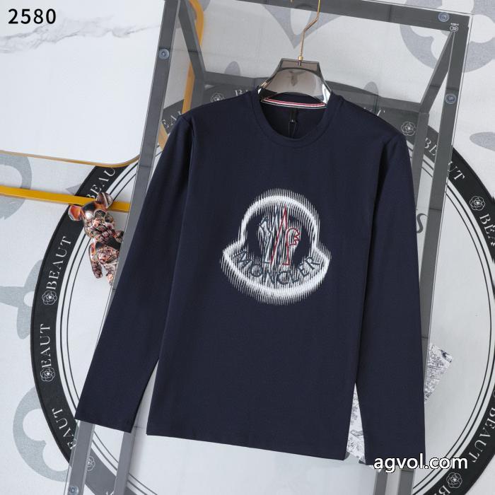 ブランド コピー 安心これで完璧 26新作限定版プリント 注目作品MONCLER長袖Tシャツ_0_0