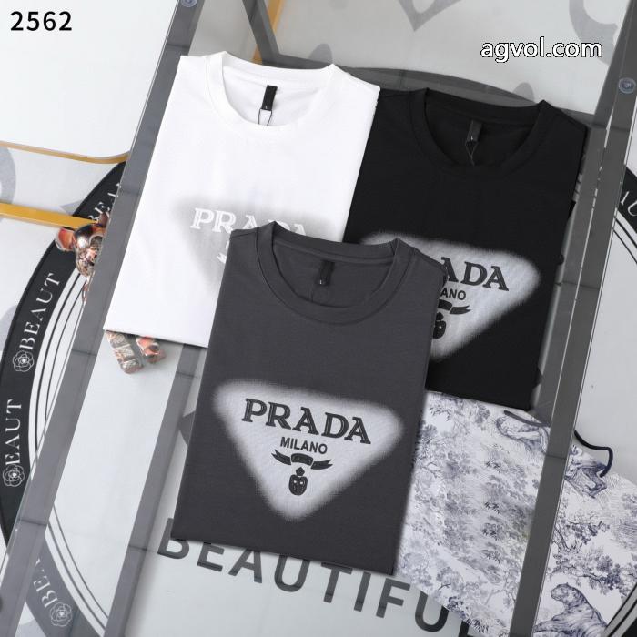 ブランド スーパー コピー 優良店長袖TシャツPRADAHOT新作登場 秋冬季新作 入手困難_0_4
