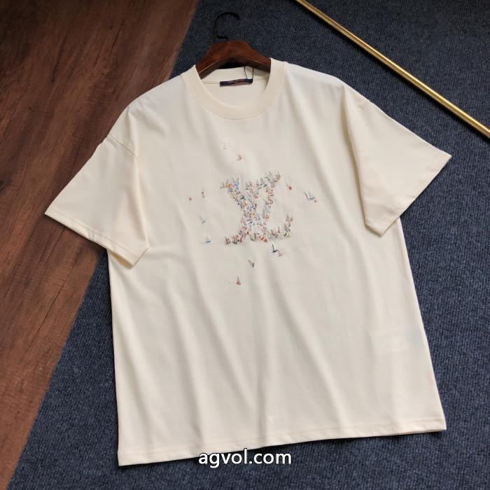 LOUIS VUITTON新作 大人気！ 通販 注目度No.1コラボ 海外限定モデル 新作半袖Tシャツブランド スーパー コピー 通販_0_4