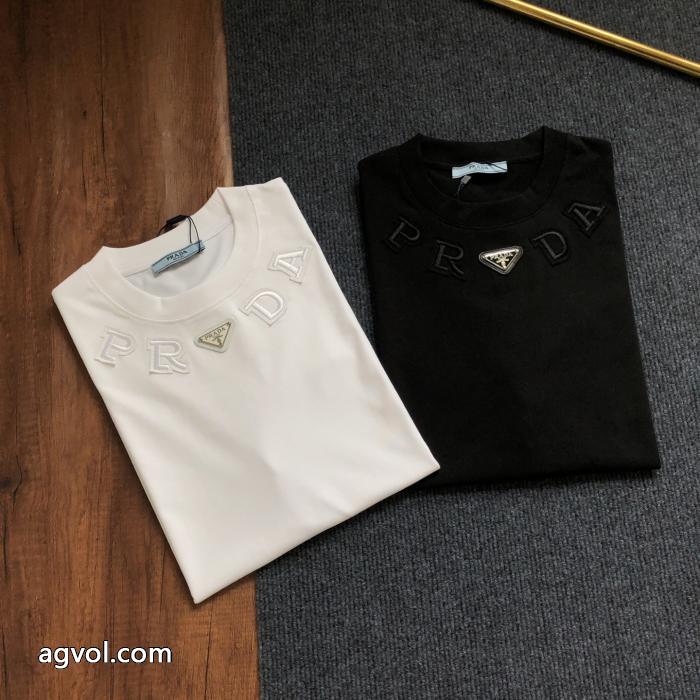 半袖Tシャツ偽 ブランド 通販オリジナル 数量限定特価 新品限定セールプラダ_0_2