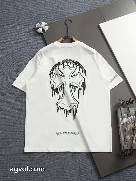 お洒落新作 コスパ最強 特別人気感謝SALEスーパー コピー 安心半袖TシャツCHROME HEARTS_0_3