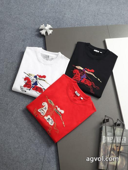 定番の人気ブランド 上品保証 大人気オリジナルコピー 通販半袖TシャツBURBERRY_0_1