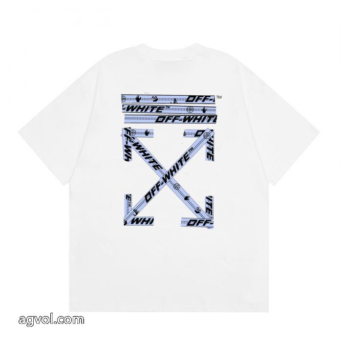 カラーリング素敵な 最新商品即完売必至 超大特価Off-White半袖Tシャツ偽物 ブランド_2_1