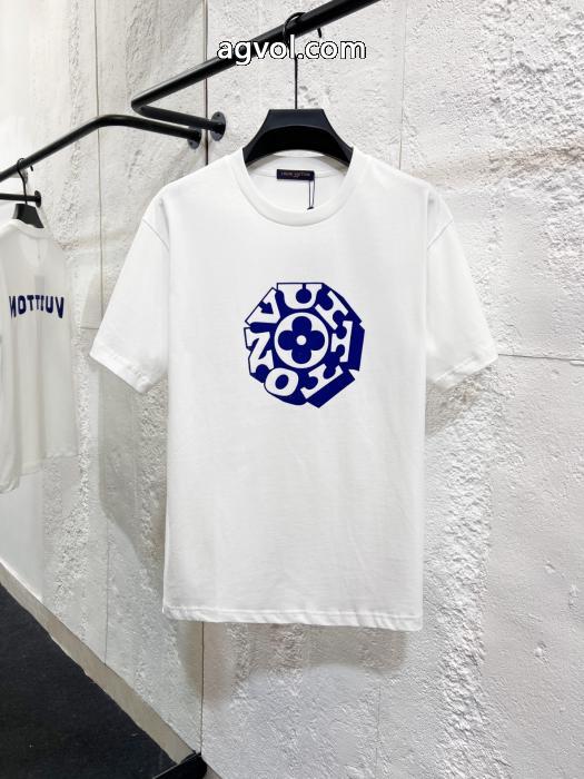 送料無料! 人気商品登場 映え度MAXLOUIS VUITTONコピー 品 ブランド半袖Tシャツ_0_1
