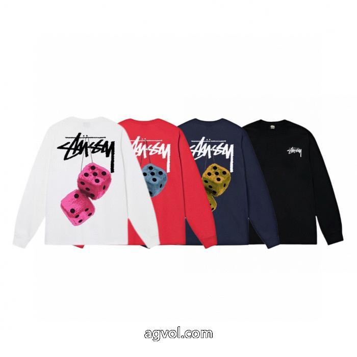 STUSSY海外販売開始 爆発的な人気 今シーズン新作長袖Tシャツ 2026スーパー コピー_0_3