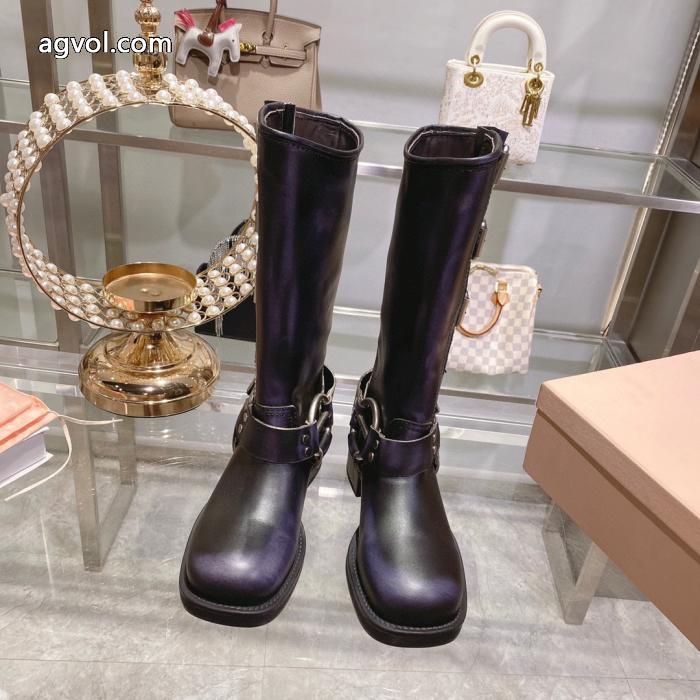 偽 ブランド 購入ミュウミュウ MIUMIUブーツ都会的 秋冬人気品 ファッションスタイル.._0_1