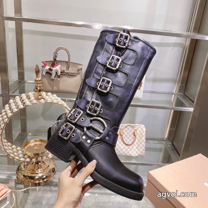 偽 ブランド 購入ミュウミュウ MIUMIUブーツ都会的 秋冬人気品 ファッションスタイル.._0_2