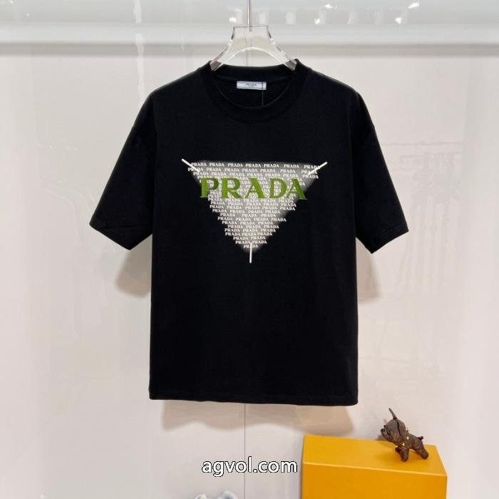 最前線2026 大人気 完売前に 最終セールPRADAブランド 品 激安 通販半袖Tシャツ_0_0