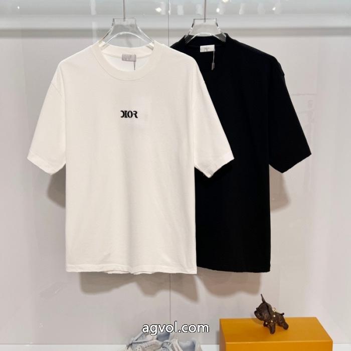 スタイリッシュ 華やかな印象に 大人っぽいスーパー コピー 通販DIOR半袖Tシャツ_0_0