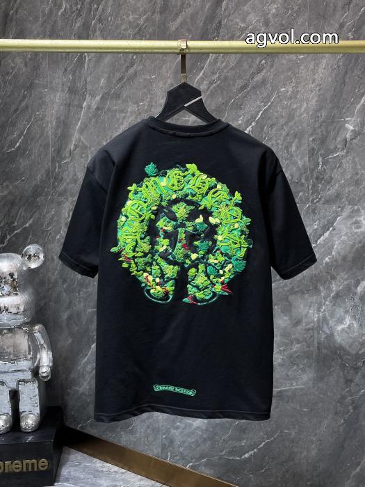 オススメ新作 存在感のある  優しい印象半袖TシャツCHROME HEARTSスーパー コピー 通販_0_1