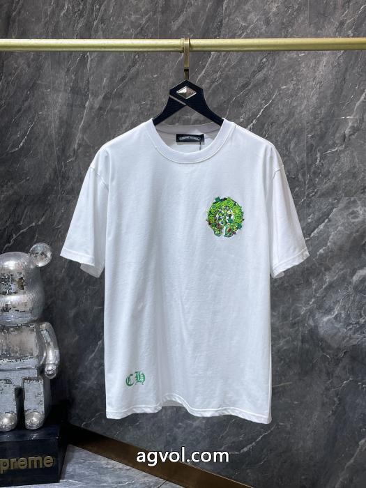 オススメ新作 存在感のある  優しい印象半袖TシャツCHROME HEARTSスーパー コピー 通販_0_2