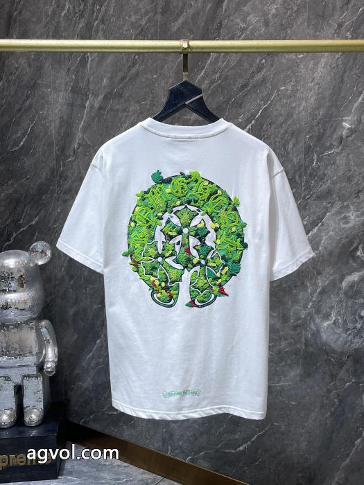 オススメ新作 存在感のある  優しい印象半袖TシャツCHROME HEARTSスーパー コピー 通販_0_3