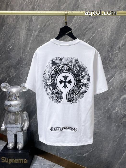 お洒落な印象 上品な印象 落ち着いた大人の雰囲気に半袖Tシャツコピー 商品 販売CHROME HEARTS_0_4